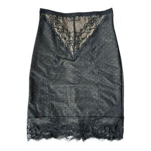 NWT Adore Me Black & Nude Shapewear Slip Bottom Skirt Size Medium